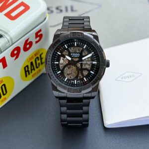 Fossiles Black Dial Automatic Watch for Men