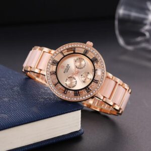rolexes quartz diamond ladies watch